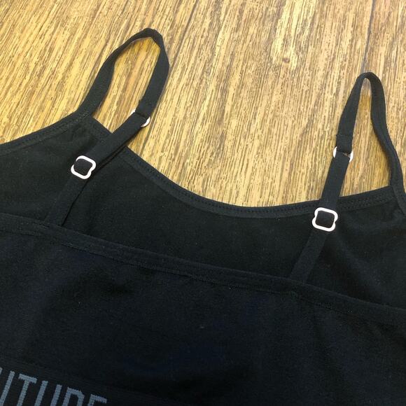 Juicy Couture Black Logo Elasticized Bralette Girls Training Bra Size Large / 34 - Picture 4 of 5